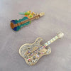 Musical Instrument Rhinestone Pin