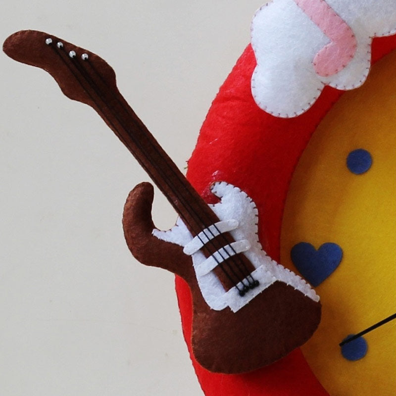 DIY Craft Kit Musical Note Big Wall Clock