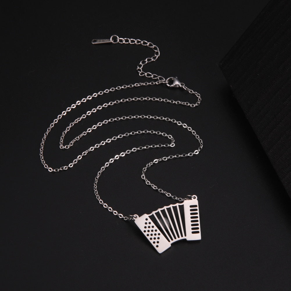 Accordion Mini Necklace