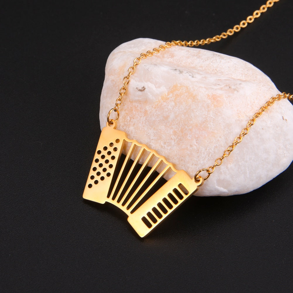 Accordion Mini Necklace