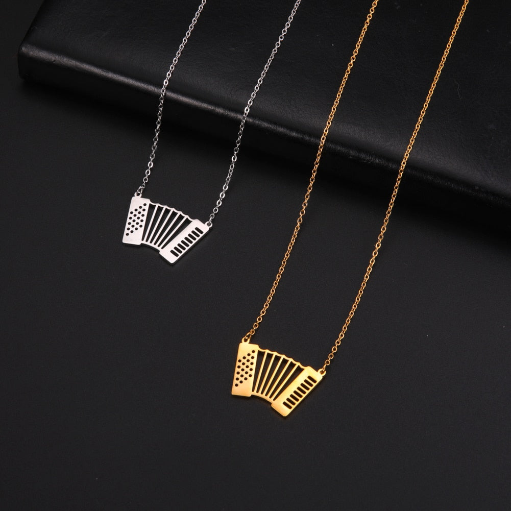 Accordion Mini Necklace