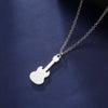 Crystal Electric Guitar Necklace