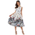 Vintage White Floral Butterfly Dress