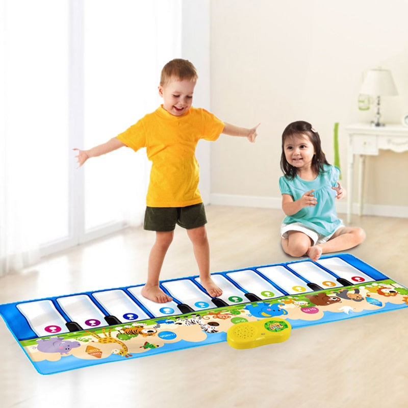 Portable Toy Piano Keyboard Mat