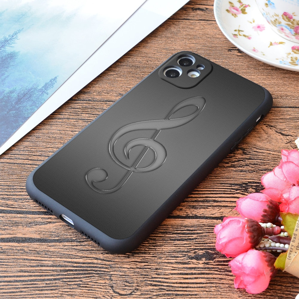 Music Notes Treble Clef iPhone Case