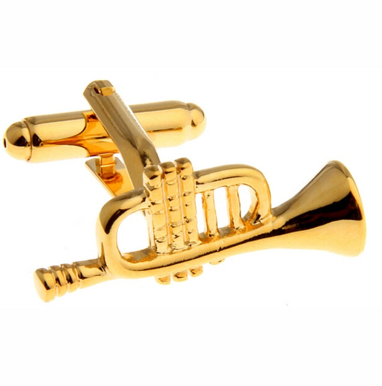 Music Horn Cufflinks