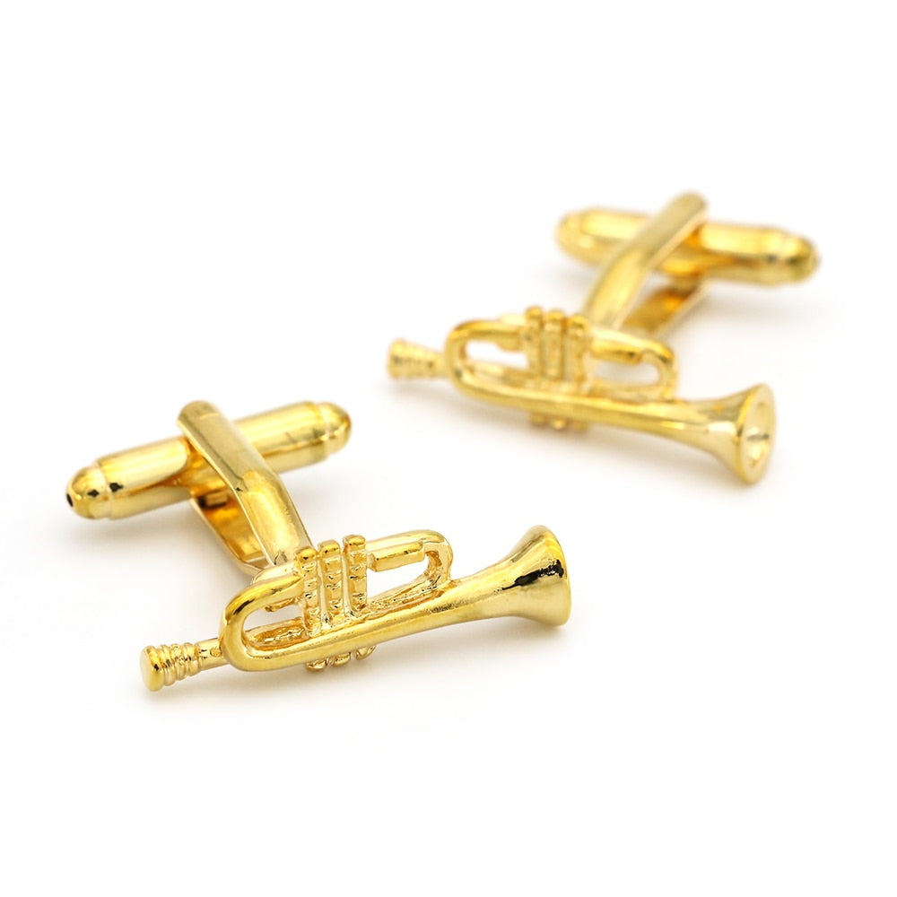 Music Horn Cufflinks