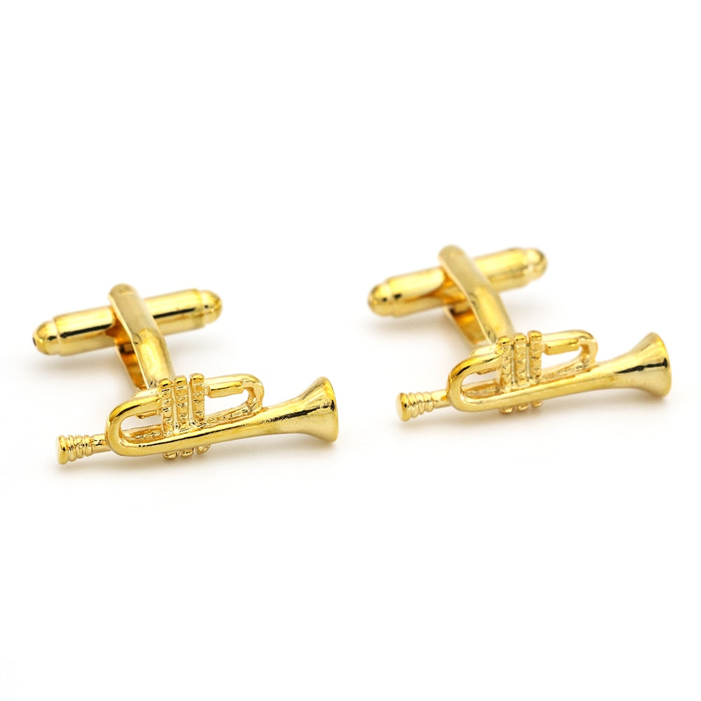 Music Horn Cufflinks