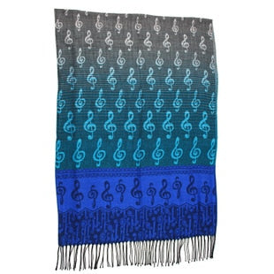 Music Notes Colorful Scarf