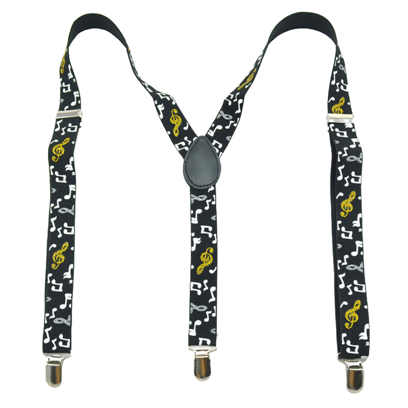 Music Note Braces Suspender