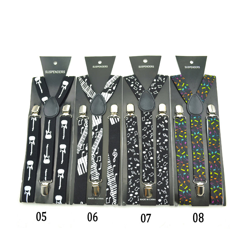Music Note Braces Suspender