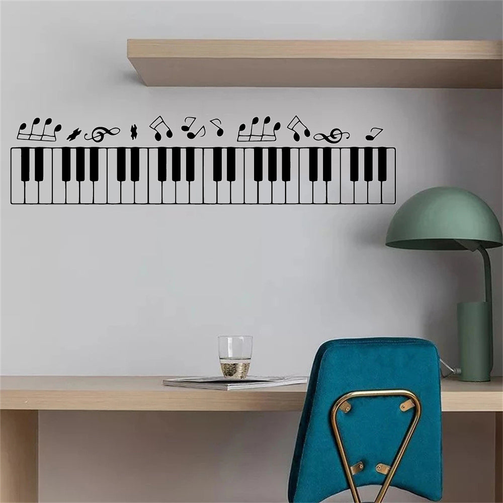 Piano Decorative Sticker