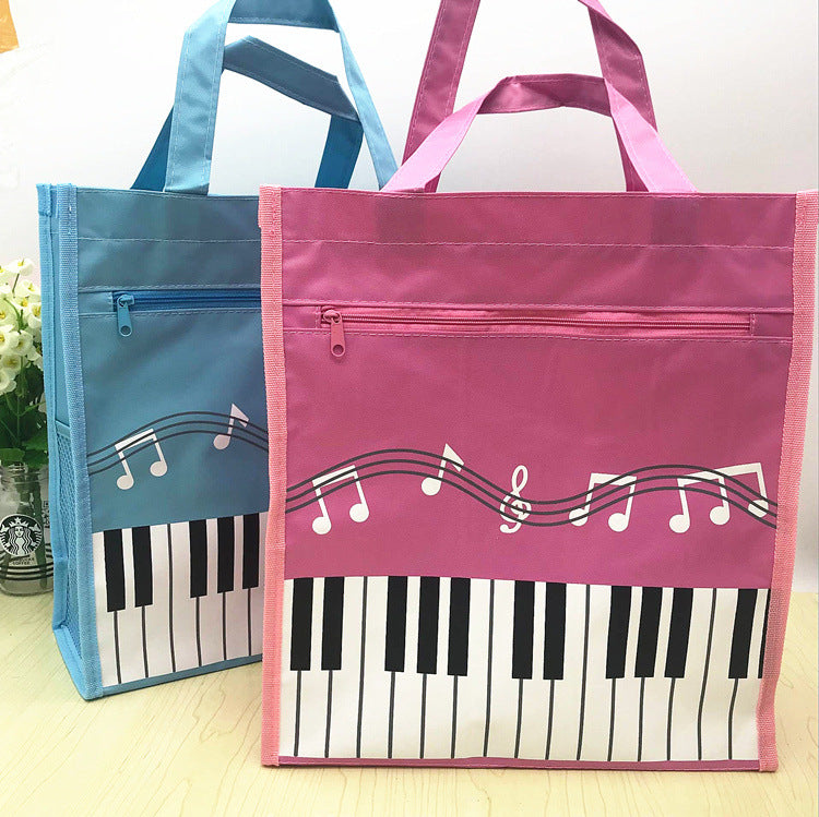 Piano Music Note Shopping Bag