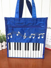 Piano Music Note Shopping Bag