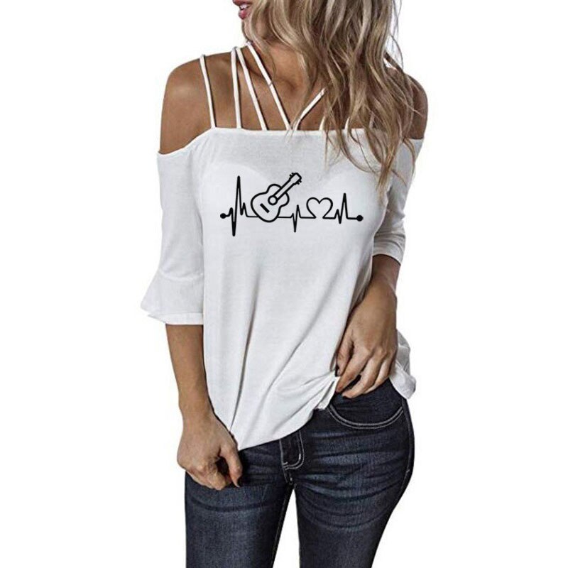 Acoustic Guitar Heartbeat Shirt