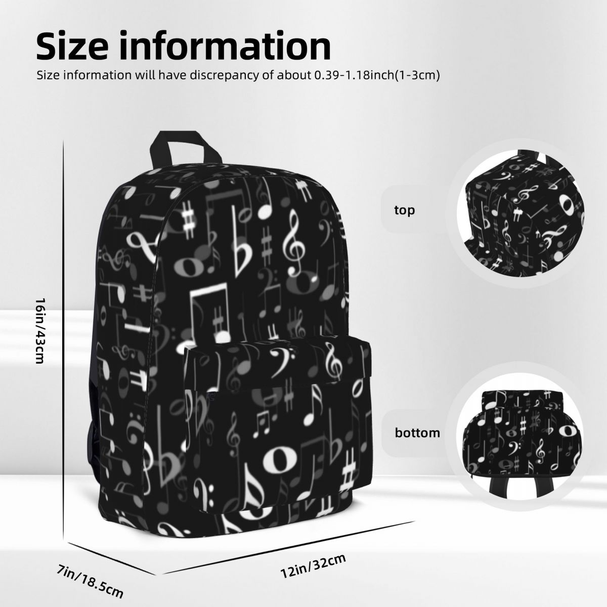 Music Note Melody Backpack