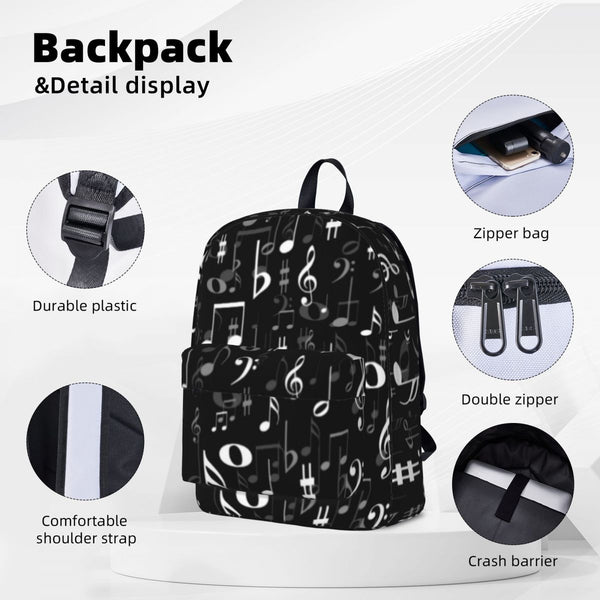 Music Note Melody Backpack - Artistic Pod