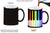 Rainbow Piano Keys Color Changing Mug