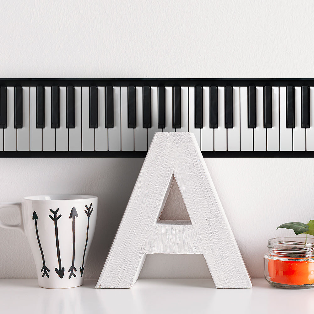 Piano Keyboard Wall Border Sticker