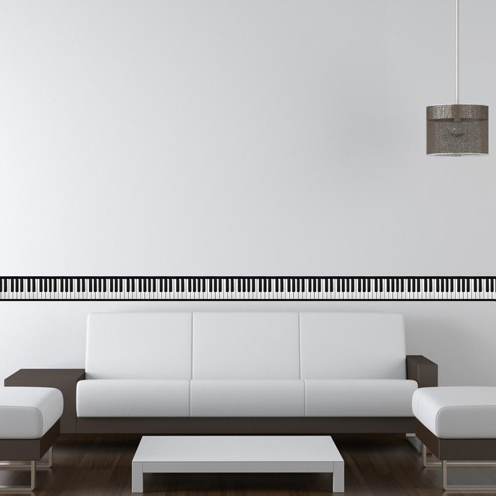 Free - Piano Keyboard Wall Border Sticker