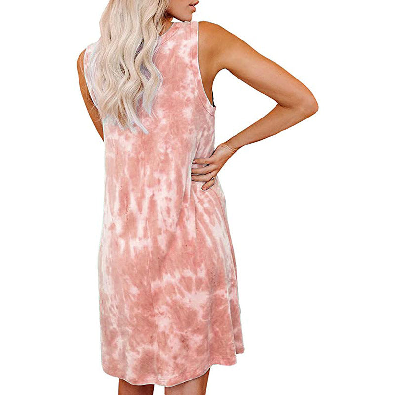 Music Note Hearts Sleeveless Dress