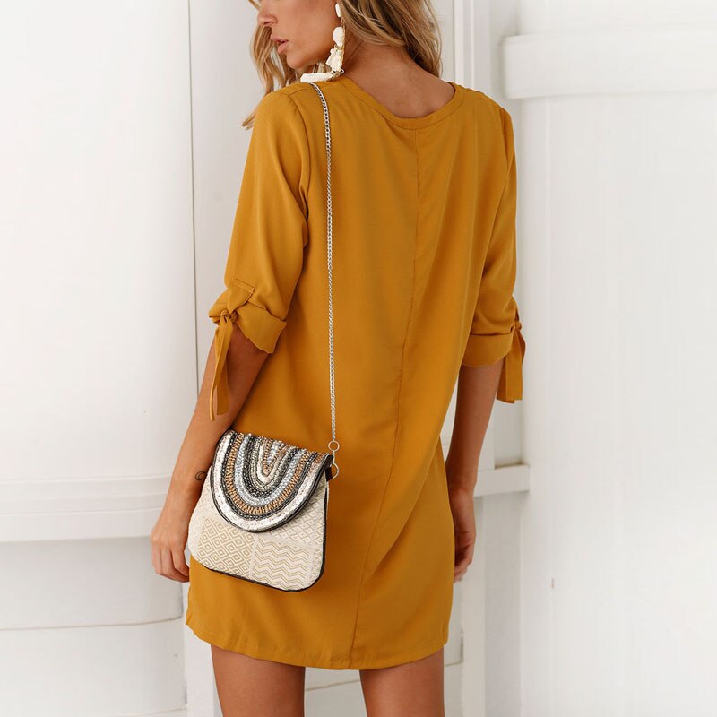 Women Summer Music Notes Dress