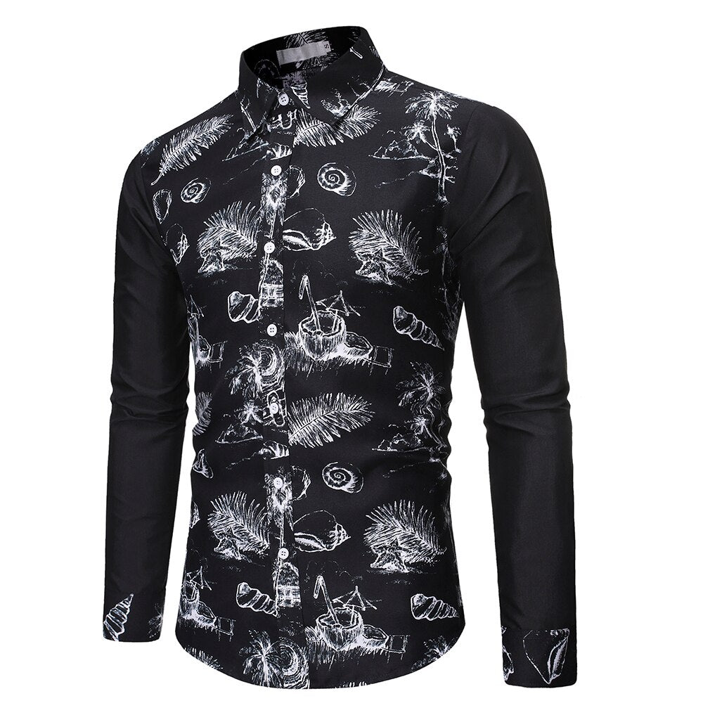 Music & Art Black Men's Shirt