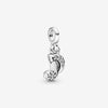 Music Note Silver Dangle Charm