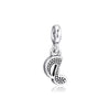 Music Note Silver Dangle Charm