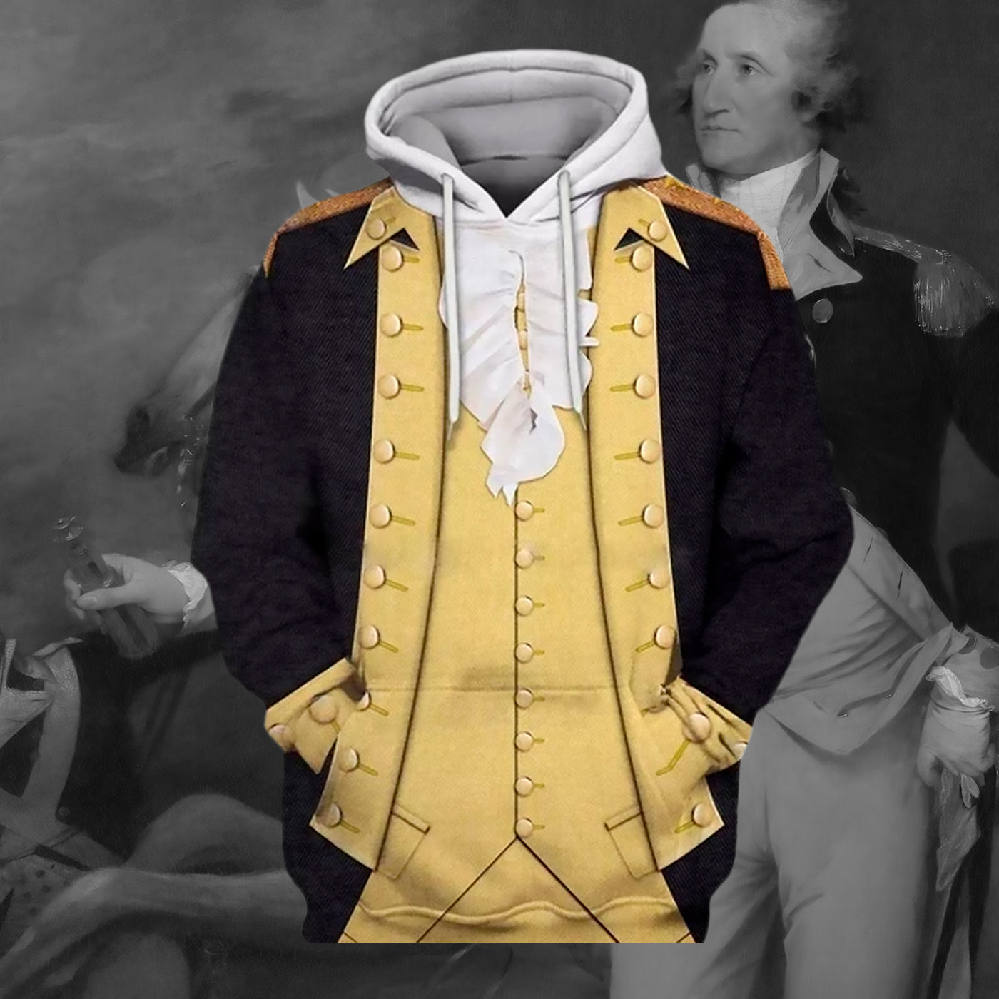 George Washington 3D Hoodie