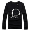 Music Rock Headset Long Sleeve T-Shirt