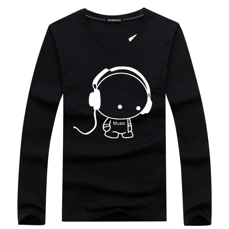 Music Rock Headset Long Sleeve T-Shirt