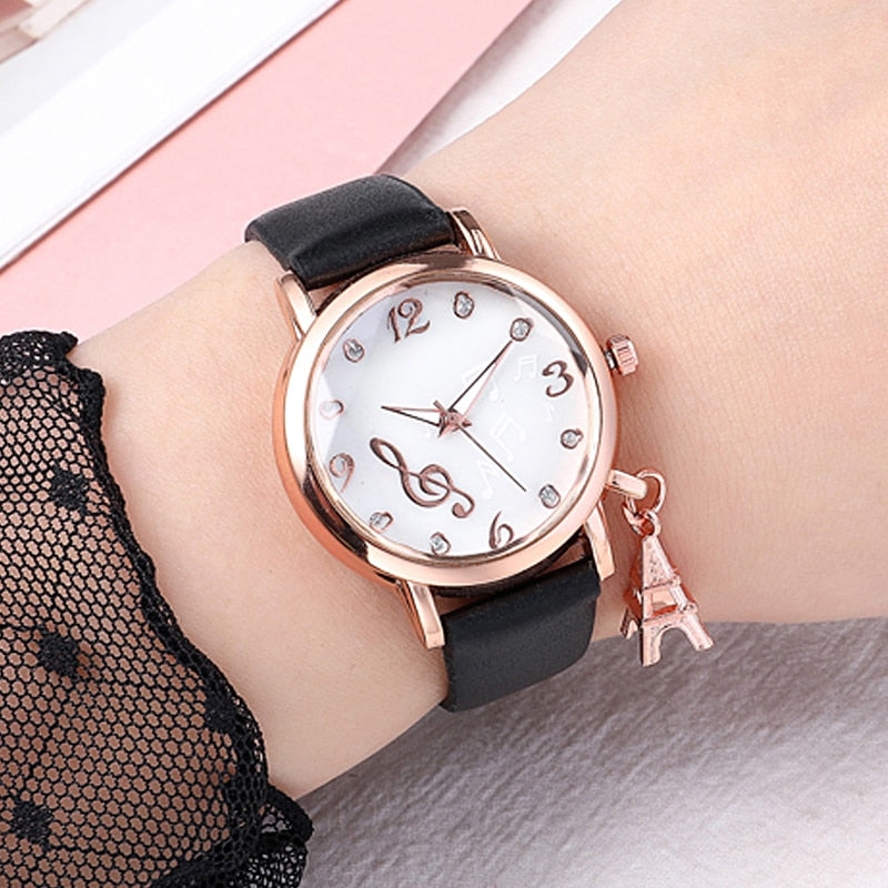 Treble Clef Music Lady Watch