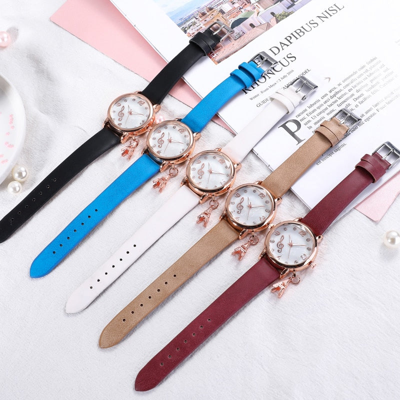 Treble Clef Music Lady Watch