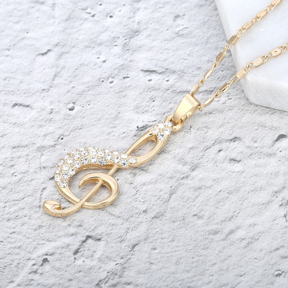 Free - Enchanting Music Notes Necklace