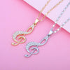Free - Enchanting Music Notes Necklace
