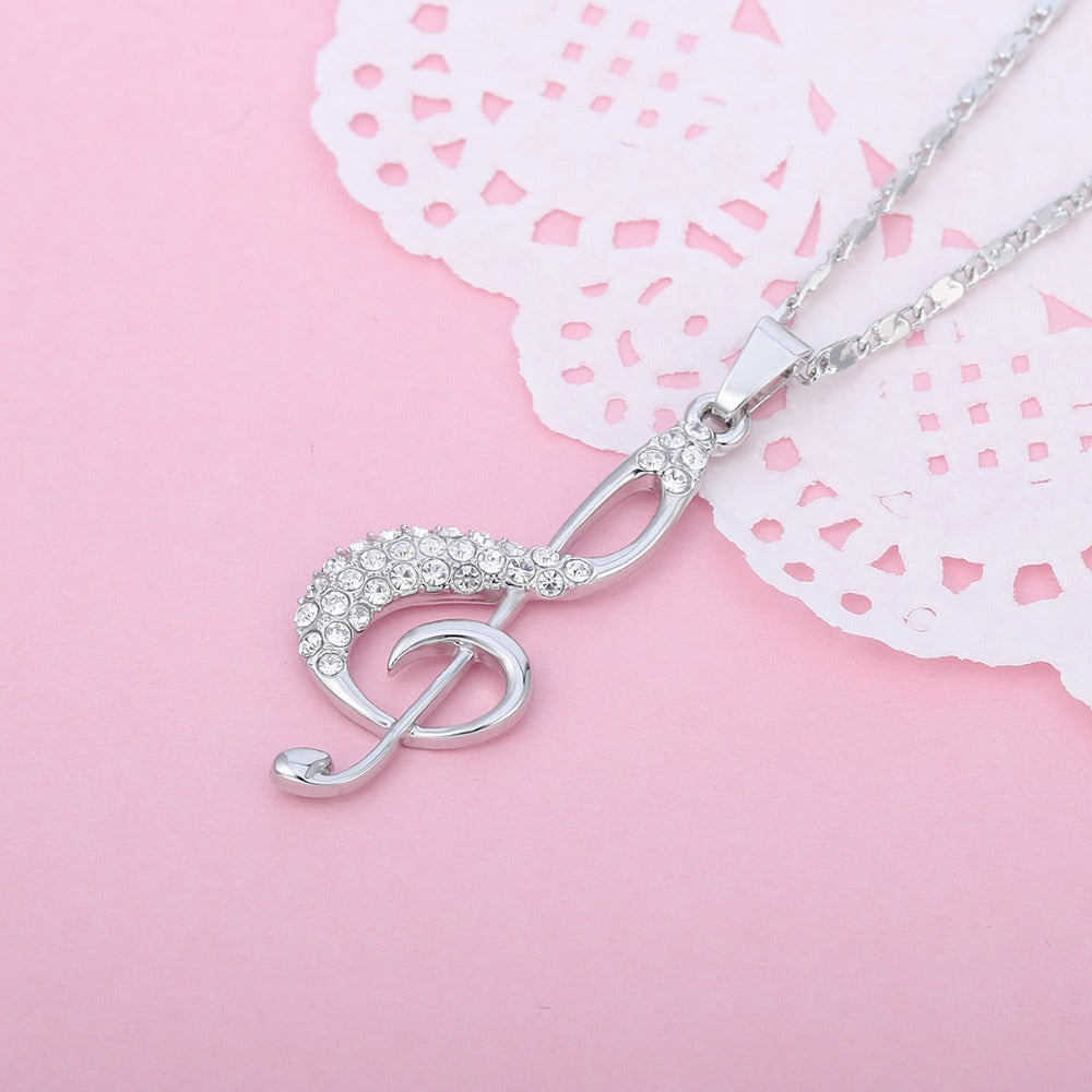 Free - Enchanting Music Notes Necklace