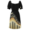 Gold Piano Key Dress