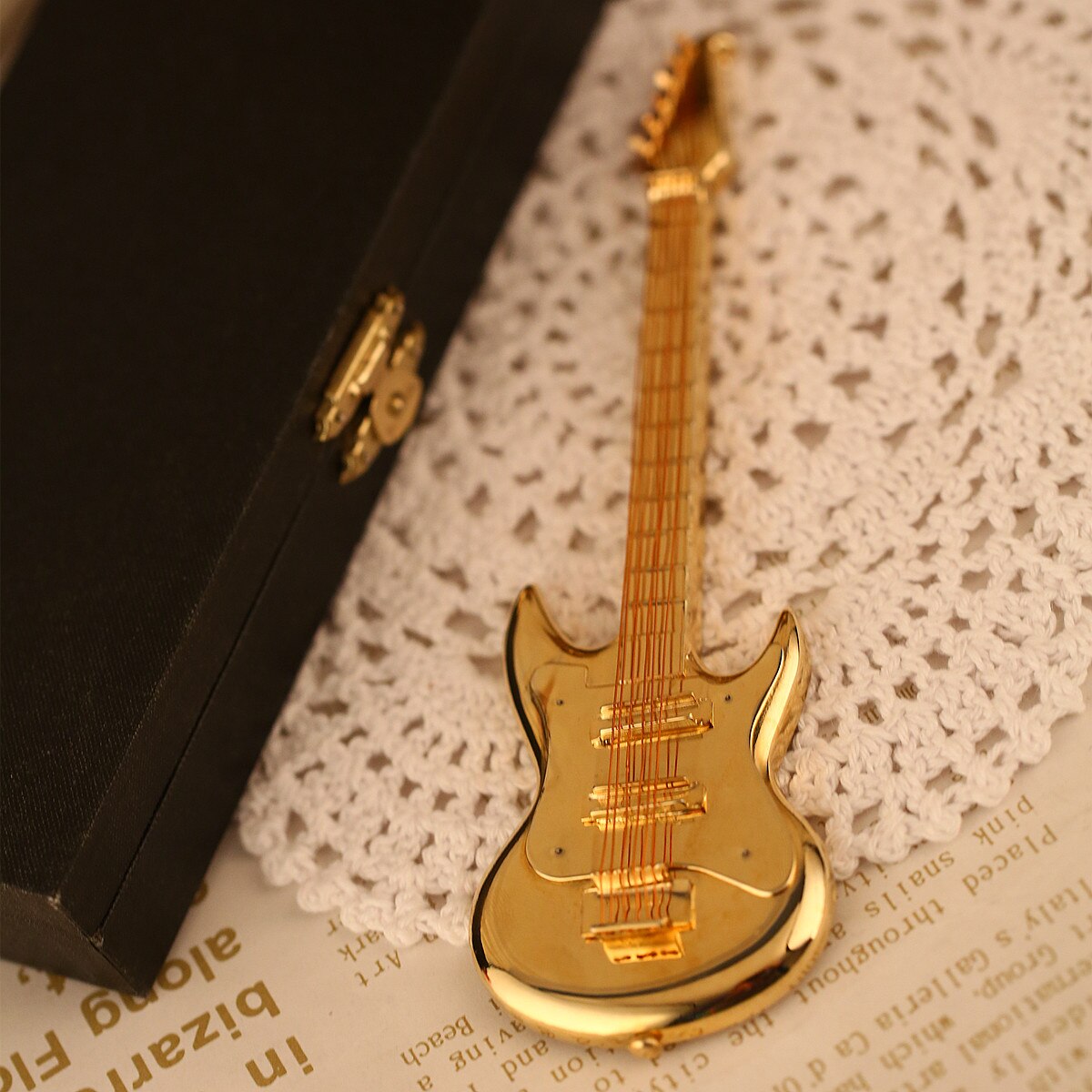 Guitar Gold Plating Miniature