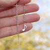 Mini Music Notes Necklace