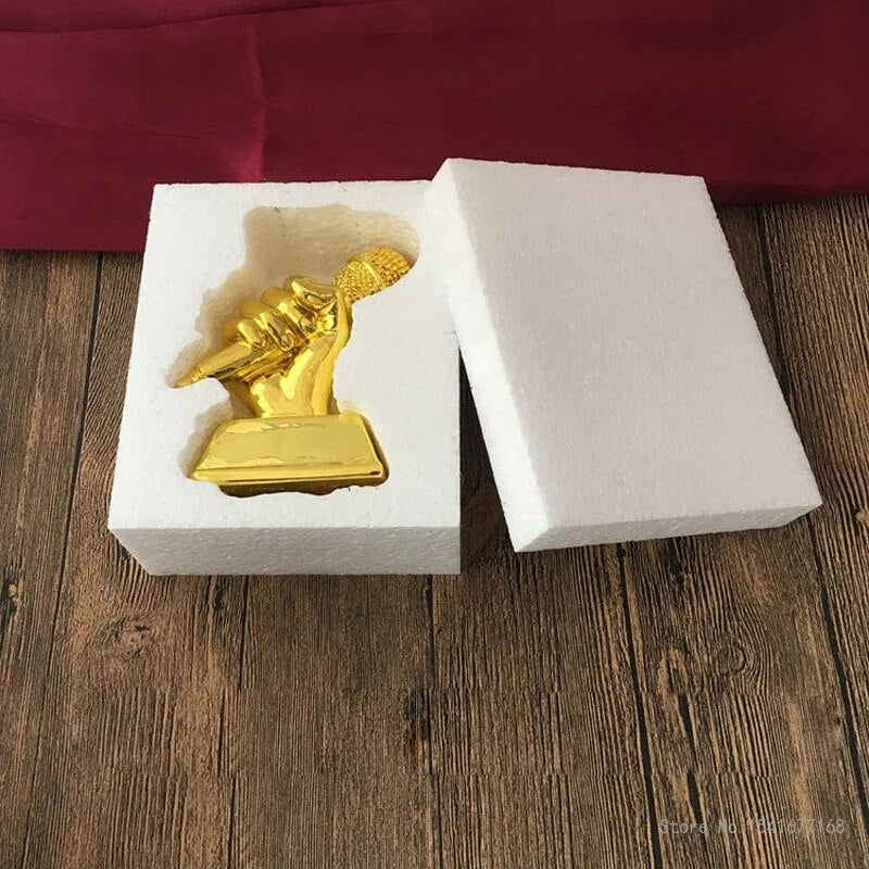 Microphone Music Award Trophy