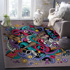 Graffiti Music Colorful Rug