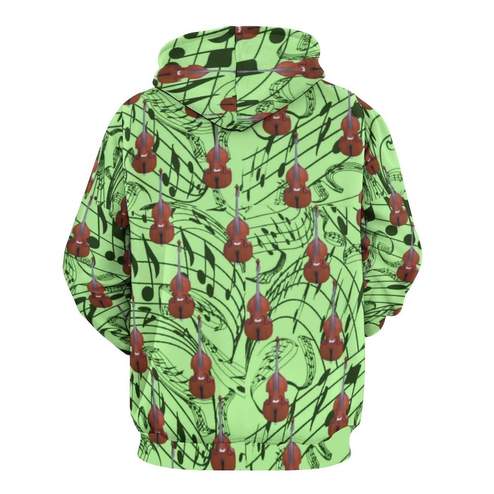 Music Note Instrument Loose Hoodie