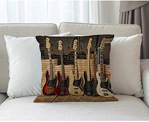 Vintage Guitar Pillowcase