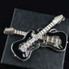 Black Guitar Belt Buckle