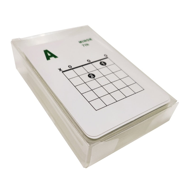 49 Guitar Chords Card Set