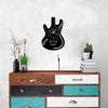 Black Electric Guitar Wall Clock