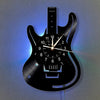 Black Electric Guitar Wall Clock