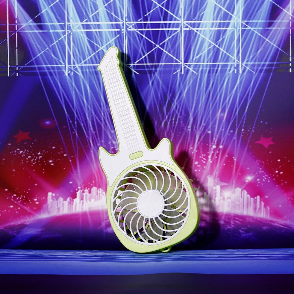 Guitar Mini Charging Fan
