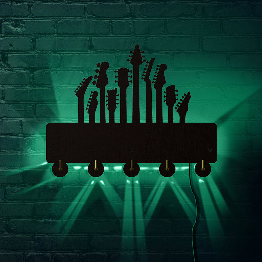 Guitar LED Luminous Wall Hook - { shop_name }} - Review